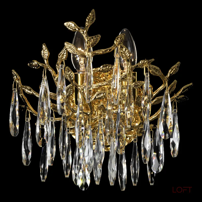 Бра хрустальное Золото Citilux RITZ CL310022