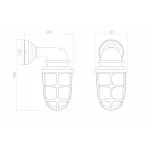 Настенный уличный светильник Covali WL-59895 от ImperiumLoft