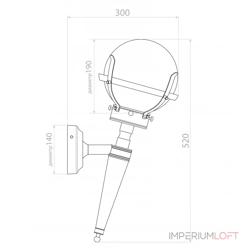 Настенный уличный светильник Covali WL-30563 от ImperiumLoft Настенный уличный светильник Covali WL-30563 от ImperiumLoft