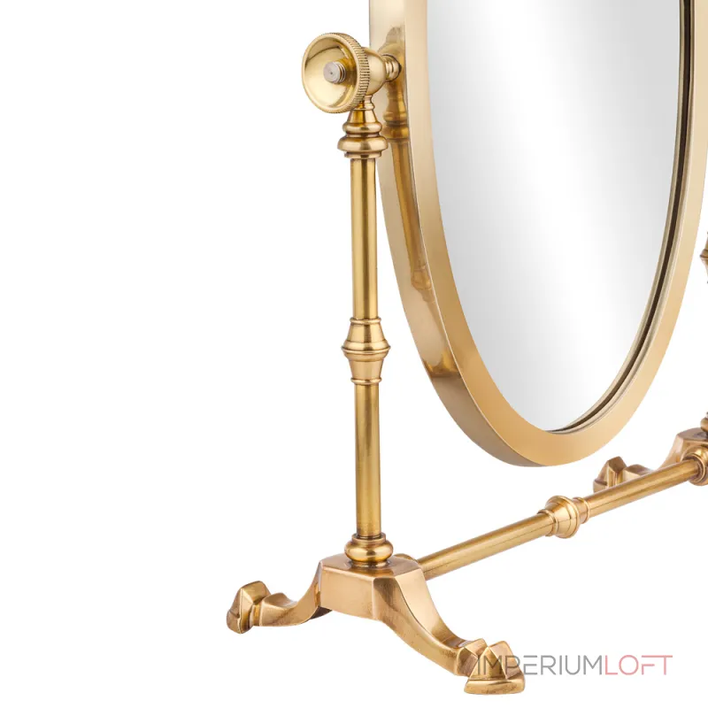 Зеркало настольное косметическое овальное Covali SH-6188G от ImperiumLoft Зеркало настольное косметическое овальное Covali SH-6188G от ImperiumLoft