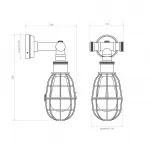 Настенный светильник Covali WL-30526