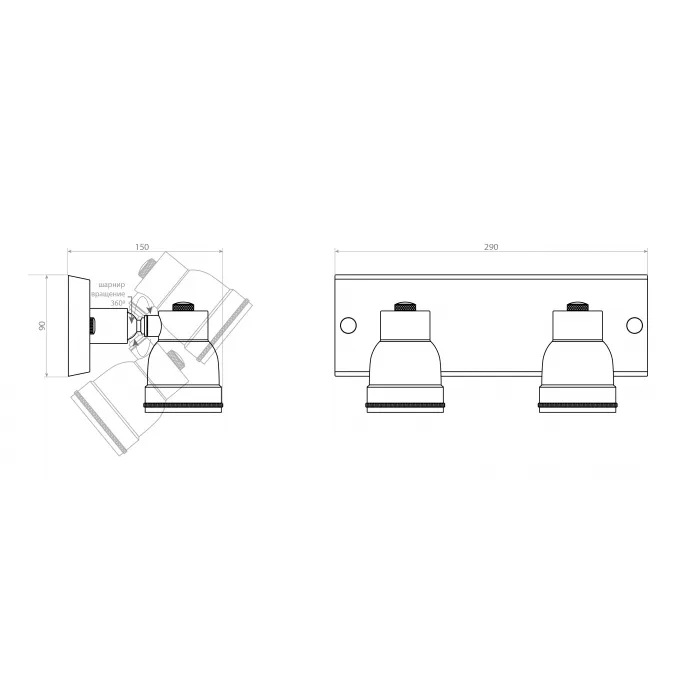 Настенный уличный светильник Covali WL-38032 от ImperiumLoft