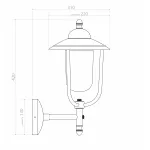 Настенный уличный светильник Covali WL-31080 от ImperiumLoft