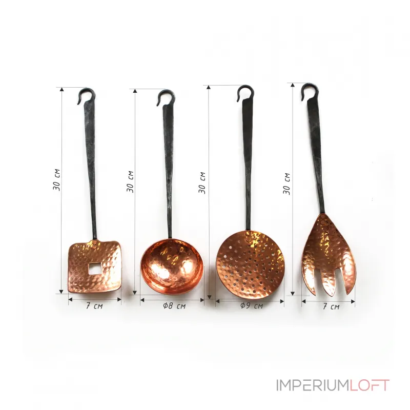 Набор для кухни медный Covali HC-785 от ImperiumLoft Набор для кухни медный Covali HC-785 от ImperiumLoft