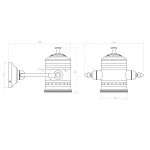 Настенный светильник Covali WL-30858 от ImperiumLoft