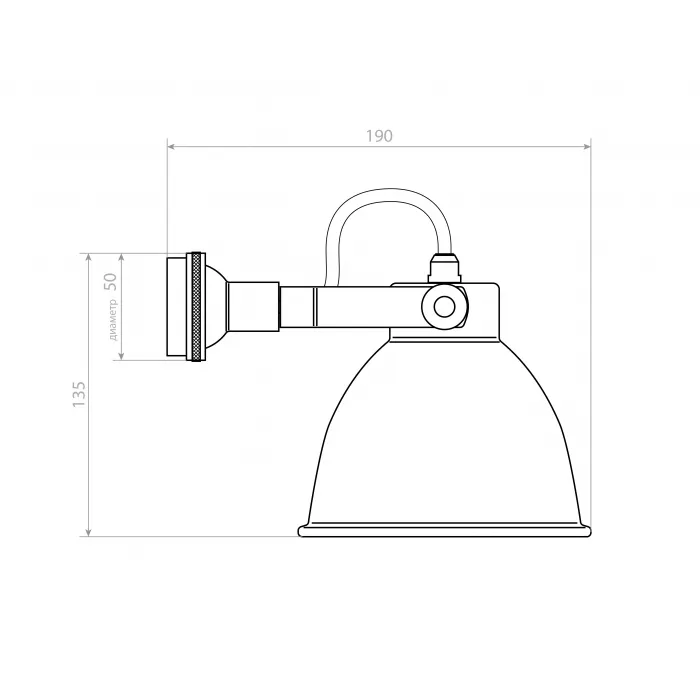 Настенный светильник Covali WL-30237 от ImperiumLoft