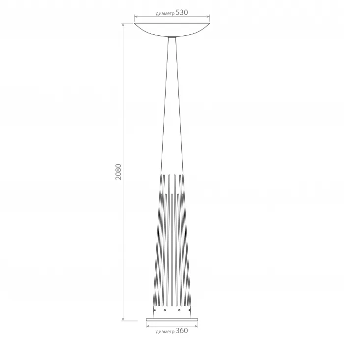 Торшер Covali AFL-23176 от ImperiumLoft