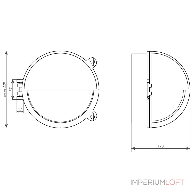 Настенный уличный светильник Covali WL-30742 от ImperiumLoft Настенный уличный светильник Covali WL-30742 от ImperiumLoft