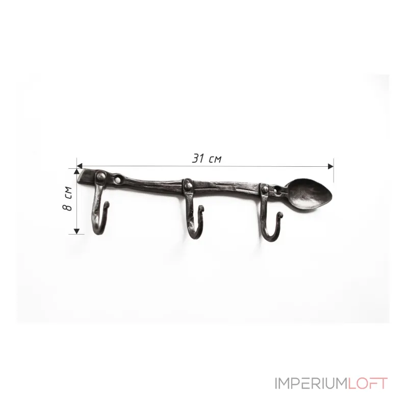 Кованная вешалка ''Ложка" Covali HC-422 от ImperiumLoft Кованная вешалка ''Ложка" Covali HC-422 от ImperiumLoft