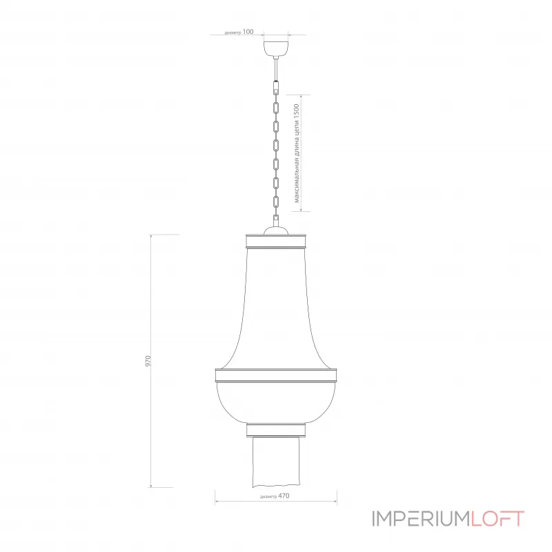 Подвесная люстра Covali JPL-10476a