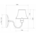 Настенный светильник Covali WL-38006 от ImperiumLoft Настенный светильник Covali WL-38006 от ImperiumLoft