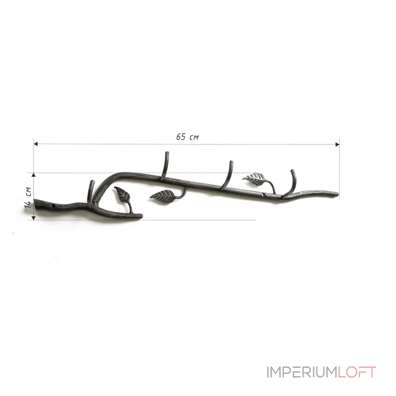 Вешалка березовая ветвь 65 см Covali HC-347 от ImperiumLoft