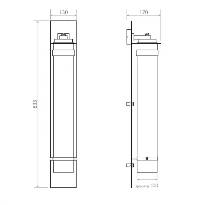 Настенный светильник Covali WL-31529 от ImperiumLoft