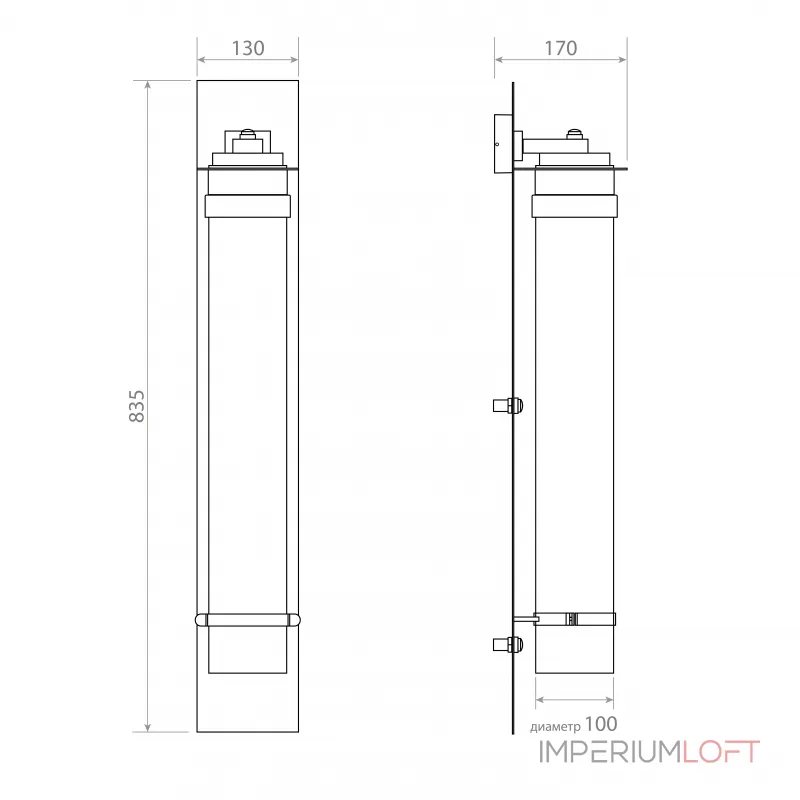 Настенный светильник Covali WL-31529 от ImperiumLoft Настенный светильник Covali WL-31529 от ImperiumLoft