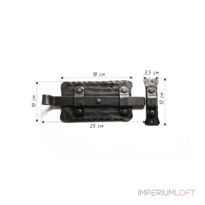 Дверная задвижка большая Covali MS-42 от ImperiumLoft Дверная задвижка большая Covali MS-42 от ImperiumLoft