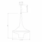 Потолочный подвесной светильник Covali VH-29979-NB от ImperiumLoft