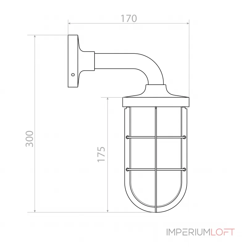 Настенный уличный светильник Covali WL-59854 от ImperiumLoft Настенный уличный светильник Covali WL-59854 от ImperiumLoft