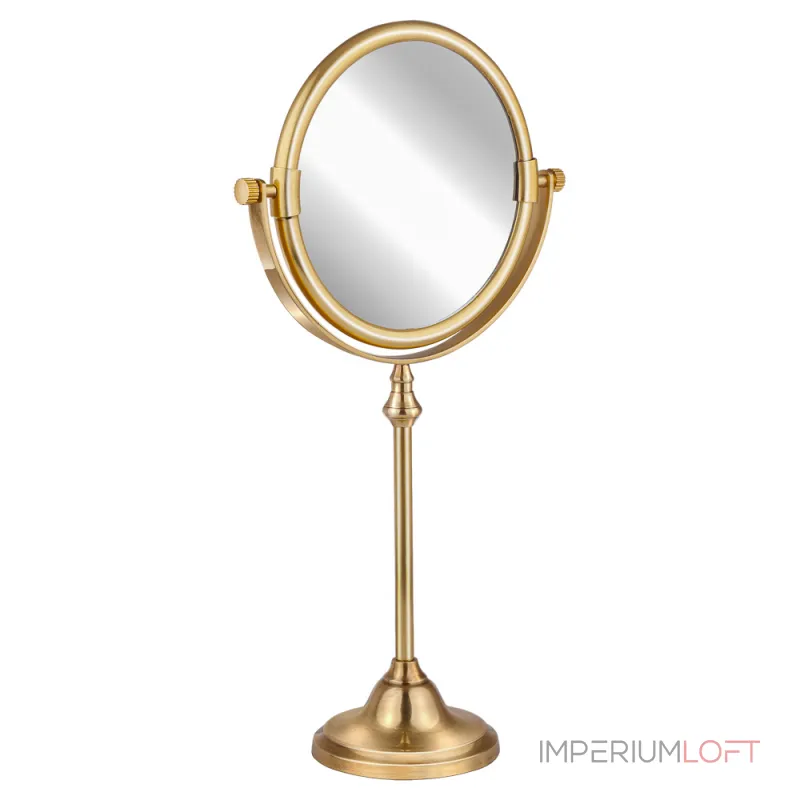 Зеркало настольное косметическое двустороннее Covali SH-5904G от ImperiumLoft
