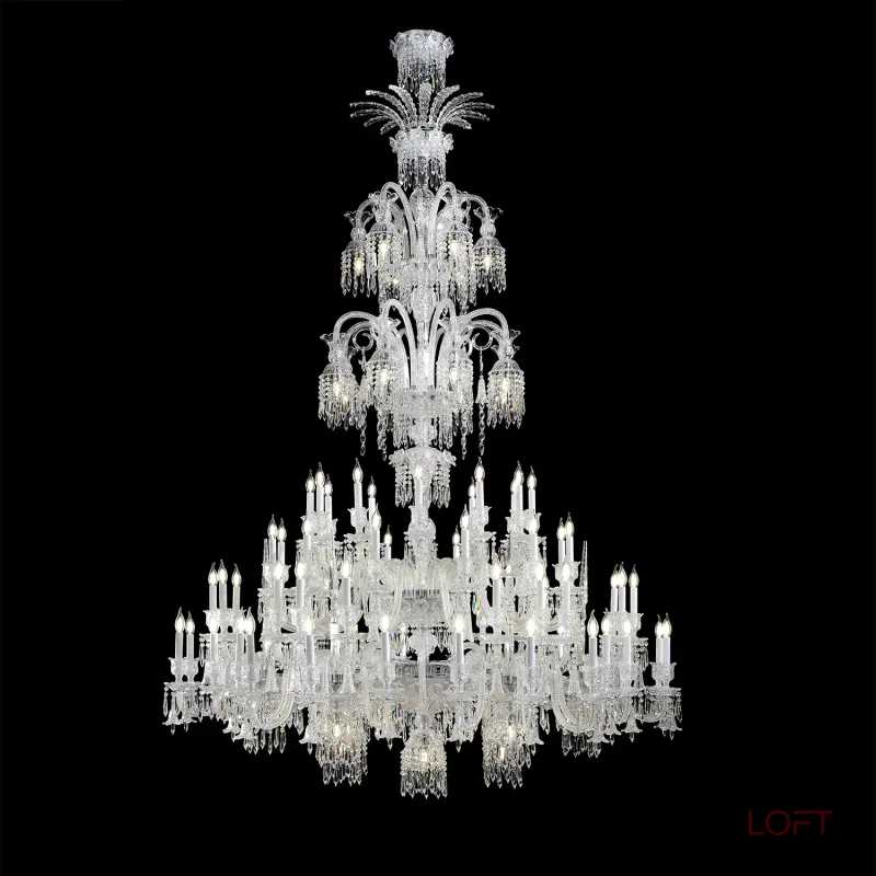 Подвесная люстра Crystal Lux VERSAILLES SP93 CHROME