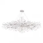 Подвесная люстра Crystal Lux REINA V2 SP12 L1500 SILVER PATINA