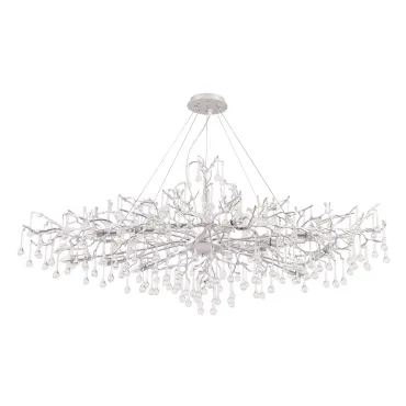 Подвесная люстра Crystal Lux REINA V2 SP12 L1500 SILVER PATINA