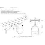 Светильник трековый магнитный Crystal Lux CLT 0.33 007 7W BL 4000K от ImperiumLoft