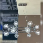 Подвесная люстра Crystal Lux LUXURY SP12L CHROME
