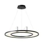 Подвесная люстра Crystal Lux CONTOUR SP50W LED BLACK 3800/250