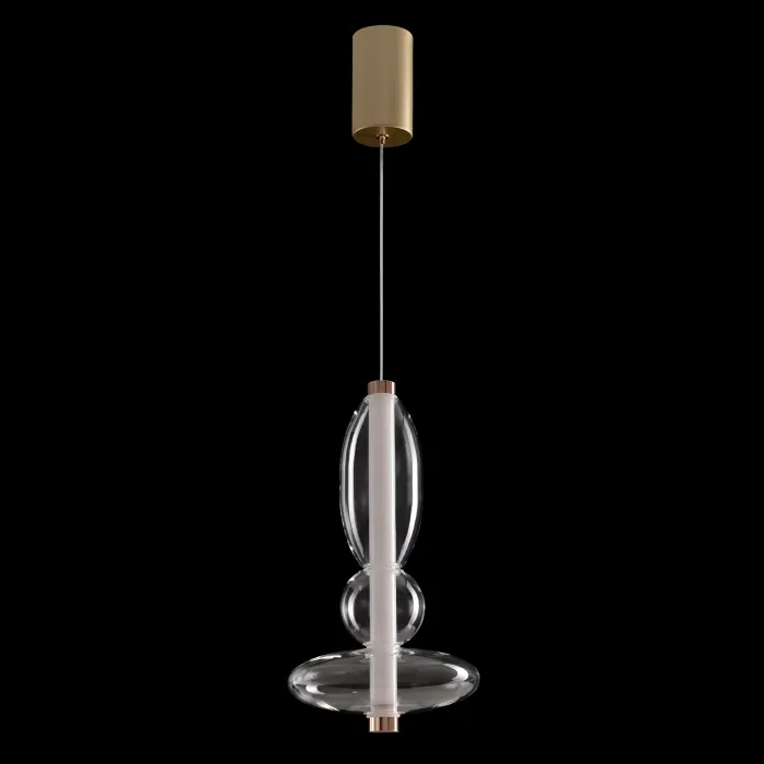 Светильник подвесной Crystal Lux QUASAR SP10W LED TRANSPARENT 3791/210 от ImperiumLoft