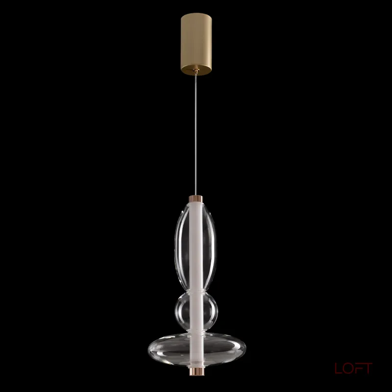 Подвесной светильник Crystal Lux QUASAR SP10W LED TRANSPARENT 3791/210 Подвесной светильник Crystal Lux QUASAR SP10W LED TRANSPARENT 3791/210