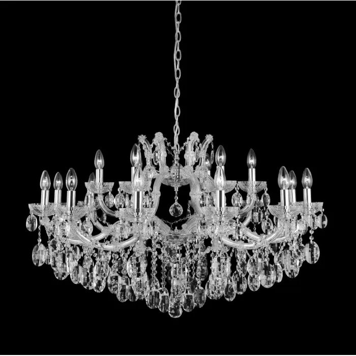 Люстра Crystal Lux HOLLYWOOD SP12+6 CHROME от ImperiumLoft