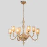 Люстра Crystal Lux SILVESTRO SP8 AMBER от ImperiumLoft