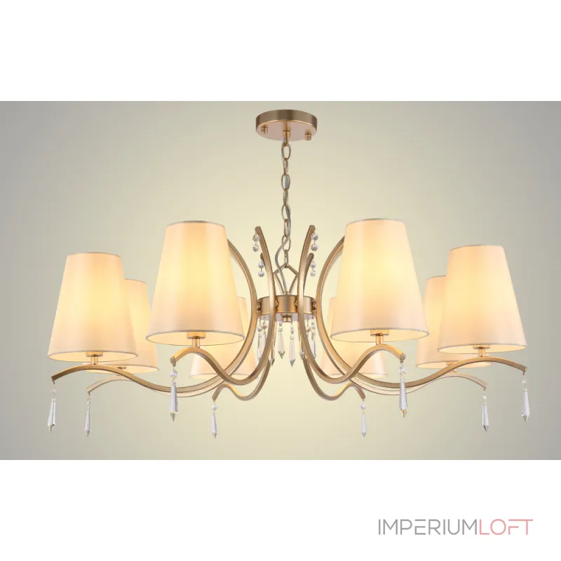 Подвесная люстра Crystal Lux RENATA SP8 GOLD