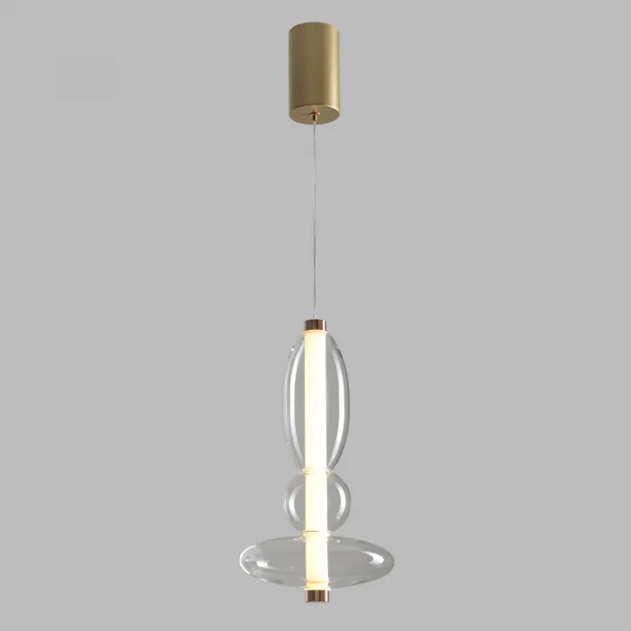 Светильник подвесной Crystal Lux QUASAR SP10W LED TRANSPARENT 3791/210 от ImperiumLoft