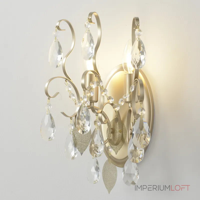 Бра Crystal Lux ESMIRALDA AP2 GOLD 0523/402