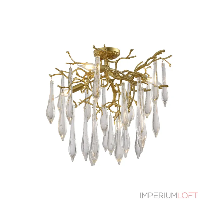 Потолочная люстра Crystal Lux REINA PL5 D600 GOLD PEARL