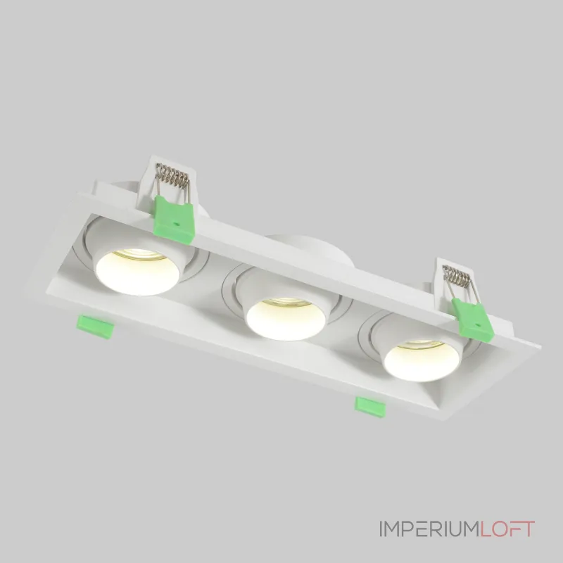 Светильник встроенный Crystal Lux CLT 069C3 WH