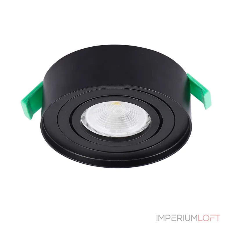 Светильник встраиваемый c малым заглублением Crystal Lux CLT 059C1 BL