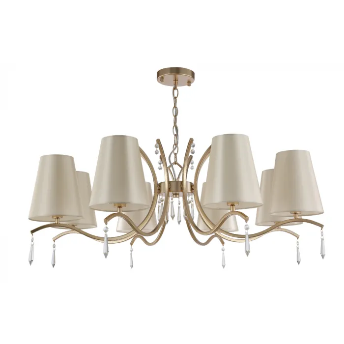 Люстра Crystal Lux RENATA SP8 GOLD от ImperiumLoft
