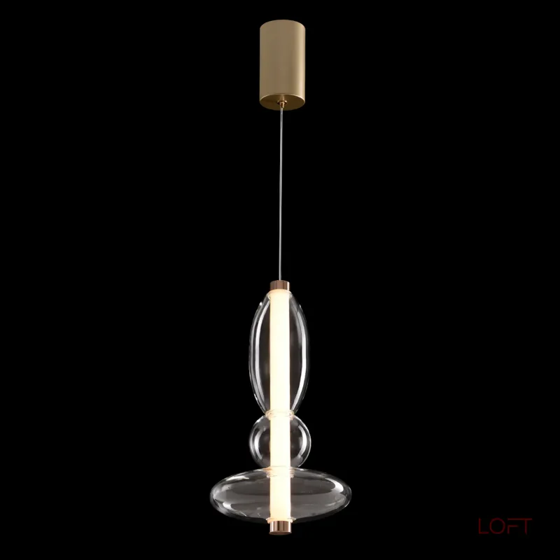 Подвесной светильник Crystal Lux QUASAR SP10W LED TRANSPARENT 3791/210 Подвесной светильник Crystal Lux QUASAR SP10W LED TRANSPARENT 3791/210