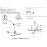 Подвесная люстра Crystal Lux MANZANA SP67W LED BLACK