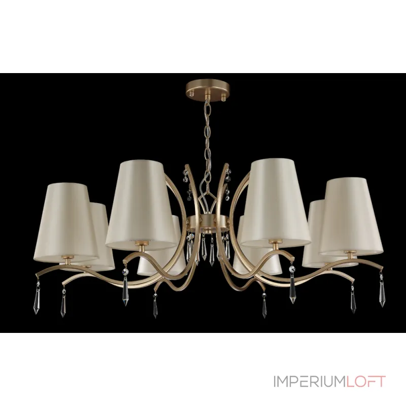 Подвесная люстра Crystal Lux RENATA SP8 GOLD
