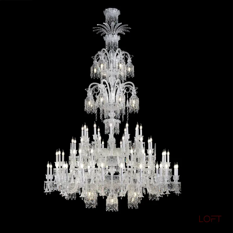 Подвесная люстра Crystal Lux VERSAILLES SP93 CHROME
