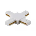Соединитель X-образный (однофазный) Crystal Lux CLT 0.211 04 WH от ImperiumLoft
