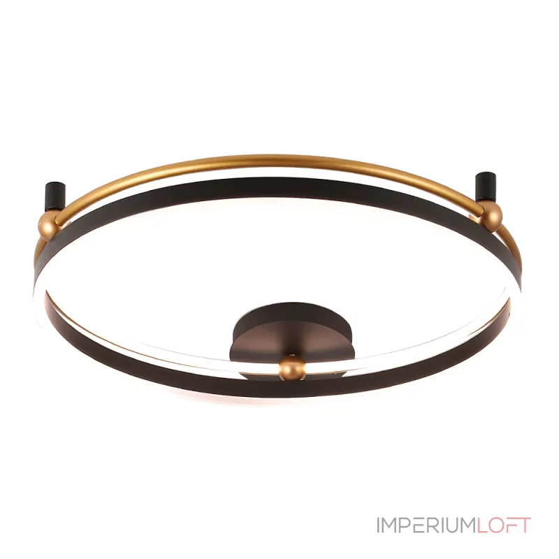 Светильник потолочный Crystal Lux FERNANDO PL72W LED BLACK/GOLD Светильник потолочный Crystal Lux FERNANDO PL72W LED BLACK/GOLD
