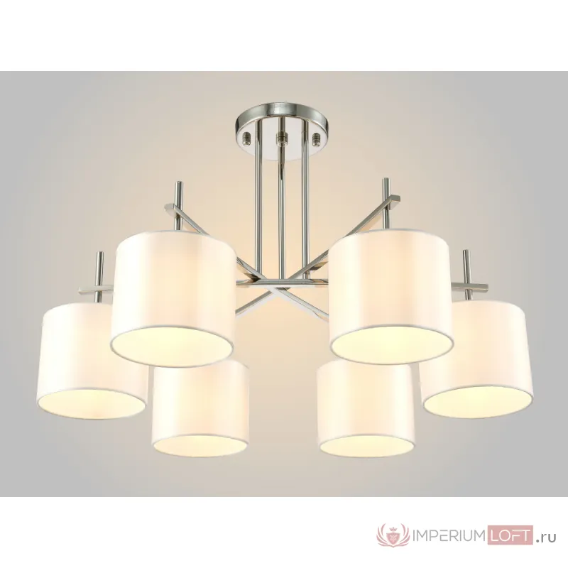 Люстра Crystal Lux SERGIO PL6 NICKEL от ImperiumLoft