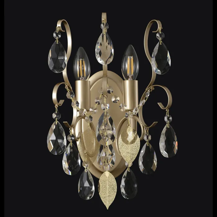 Бра Crystal Lux ESMIRALDA AP2 GOLD 0523/402 от ImperiumLoft