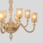 Люстра Crystal Lux SILVESTRO SP8 AMBER от ImperiumLoft