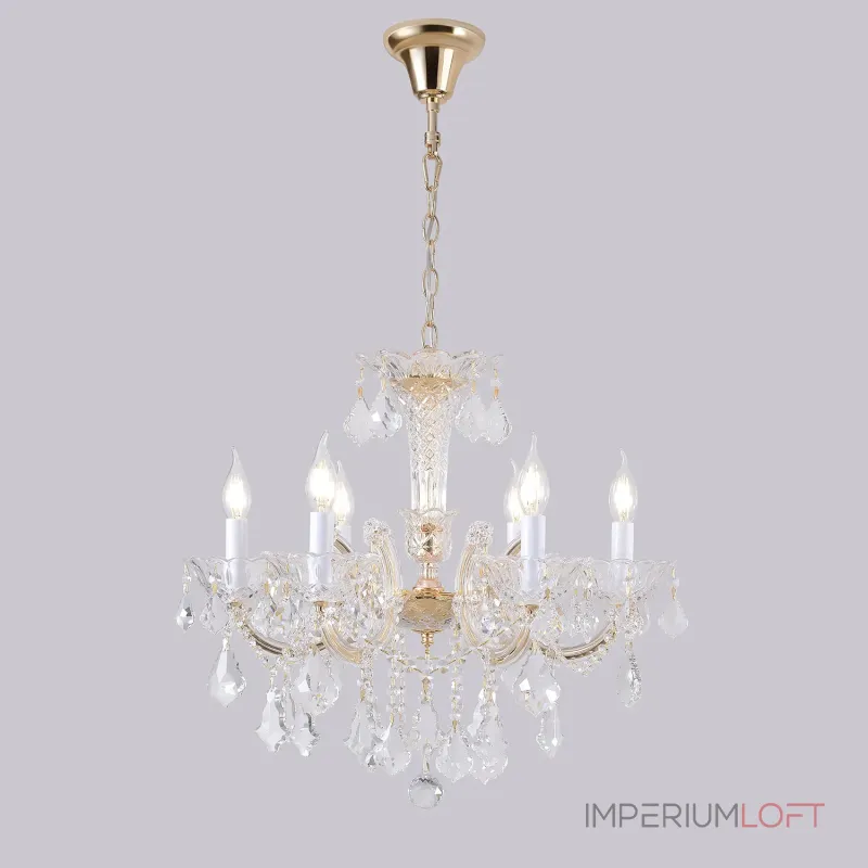 Подвесная люстра Crystal Lux CRISTELLE SP6 GOLD