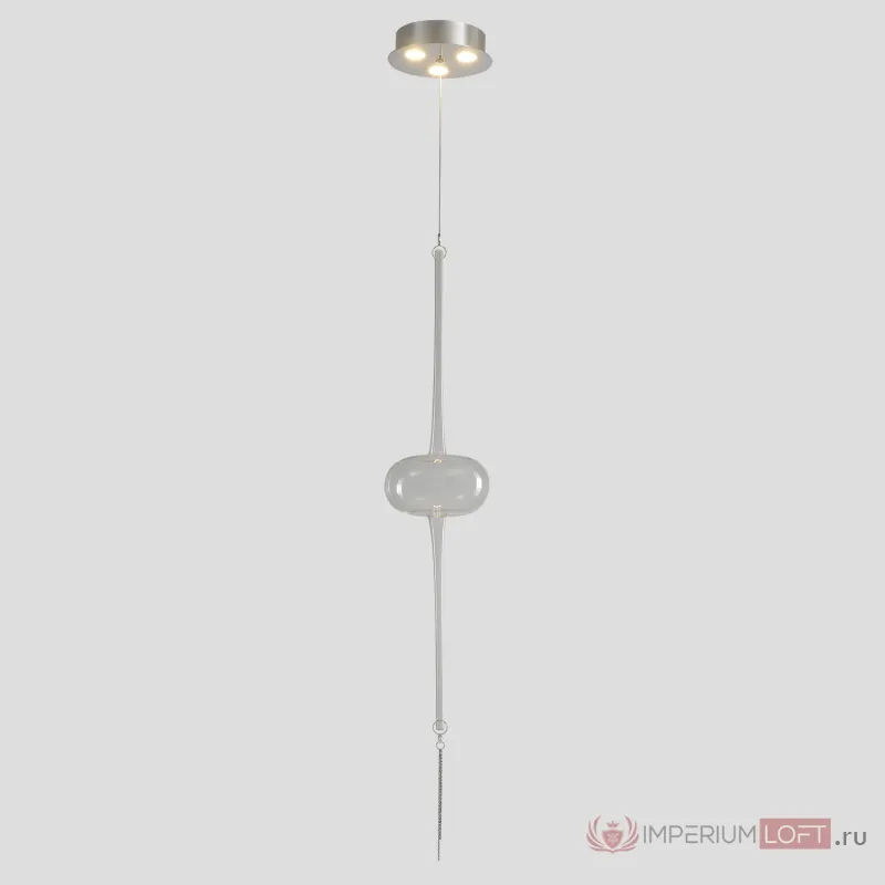 Светильник подвесной Crystal Lux GLASS SP3W LED CHROME от ImperiumLoft